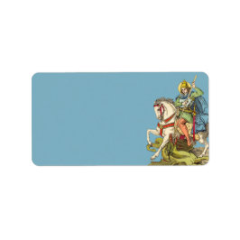 St. George on Horseback (BS 01) Adressaufkleber