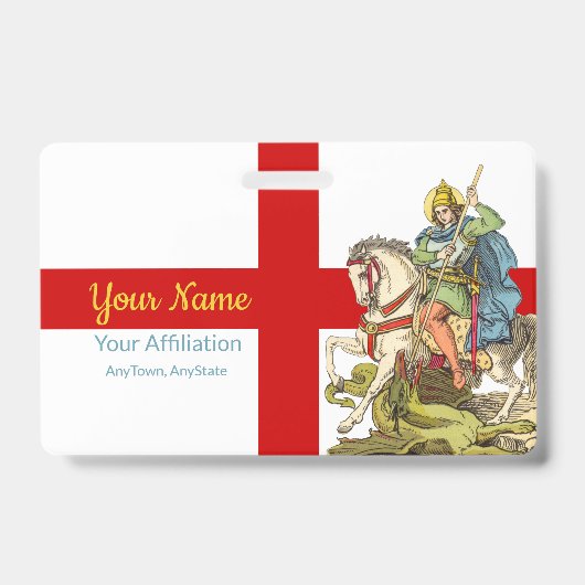 St. George on Horseback (BS 01) Ausweis (Vorderseite)