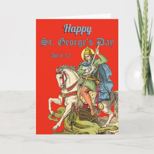 St. George on Horseback (BS 01) Karte (Vorderseite)