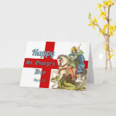 St. George on Horseback (BS 01) Karte (Gelbe Blume)