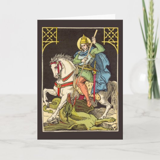 St. George on Horseback (BS 01) Karte (Vorderseite)