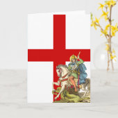 St. George on Horseback (BS 01) Karte (Gelbe Blume)