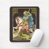 St. George on Horseback (BS 01) Mousepad (Mit Mouse)