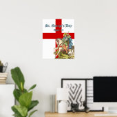 St. George on Horseback (BS 01) Poster (Heimbüro)