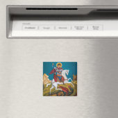 St. George Orthodox Christliches Symbol Magnet (In Situ (Geschirrspüler))