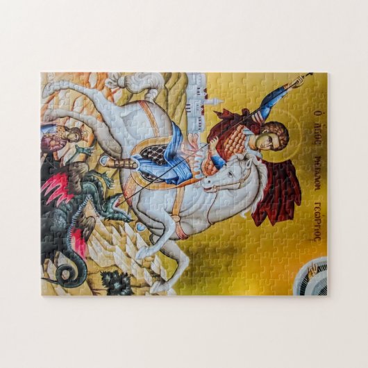 St. George Orthodox Icon Puzzle (Horizontal)