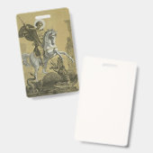 St. George Patron in England Ausweis (Vorder- & Rückseite)