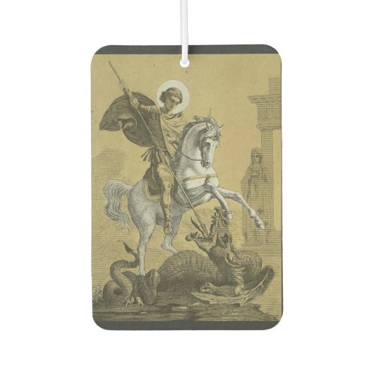 St. George Patron in England Autolufterfrischer (Vorderseite)