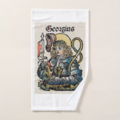St. George Patron in England Badhandtuch Set (Handtuch)