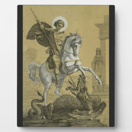 St. George Patron in England Fotoplatte