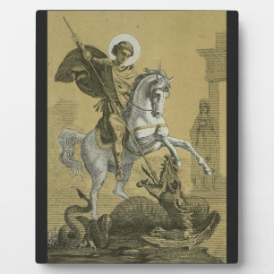 St. George Patron in England Fotoplatte