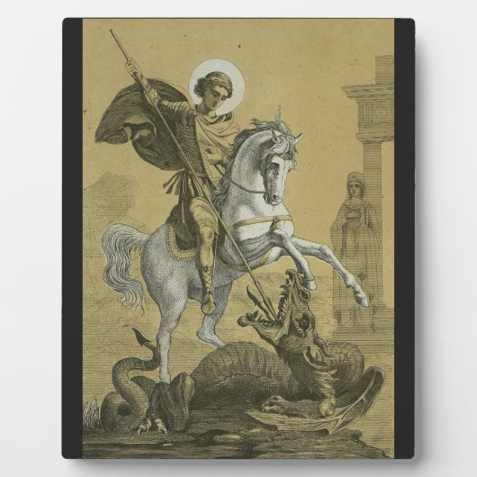 St. George Patron in England Fotoplatte (Vorderseite)