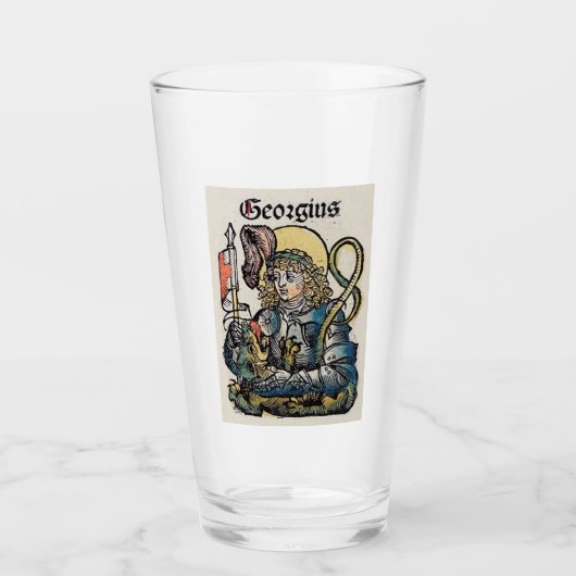 St. George Patron in England Glas (Vorderseite)
