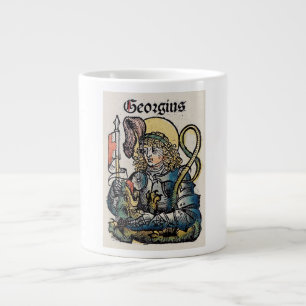 St. George Patron in England Jumbo-Tasse