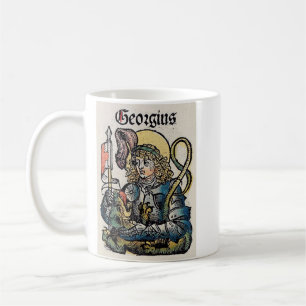St. George Patron in England Kaffeetasse