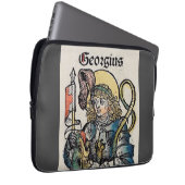 St. George Patron in England Laptopschutzhülle (Vorne Rechts)