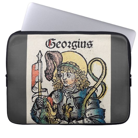 St. George Patron in England Laptopschutzhülle (Vorderseite)