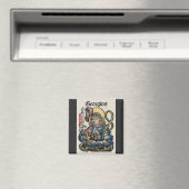 St. George Patron in England Magnet (In Situ (Geschirrspüler))
