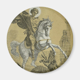 St. George Patron in England Magnet