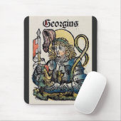 St. George Patron in England Mousepad (Mit Mouse)