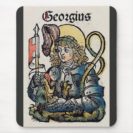 St. George Patron in England Mousepad (Vorne)
