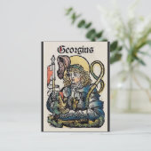 St. George Patron in England Postkarte (Stehend Vorderseite)