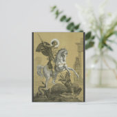 St. George Patron in England Postkarte (Stehend Vorderseite)