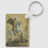 St. George Patron in England Schlüsselanhänger (Rückseite)