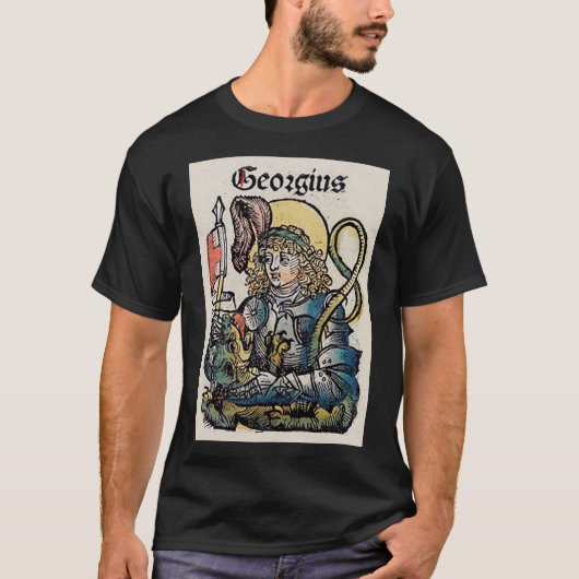 St. George Patron in England T-Shirt (Vorderseite)