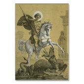 St. George Patron in England Tischnummer (Vorderseite)