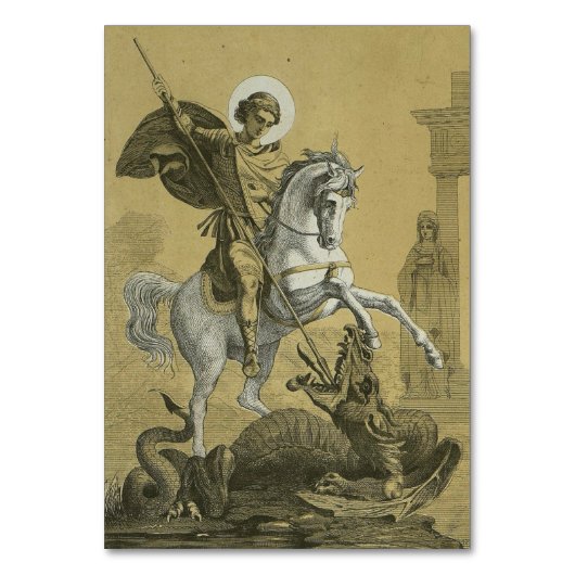 St. George Patron in England Tischnummer (Vorderseite)