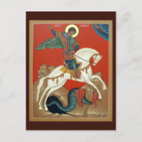 St. George Prayer Card
