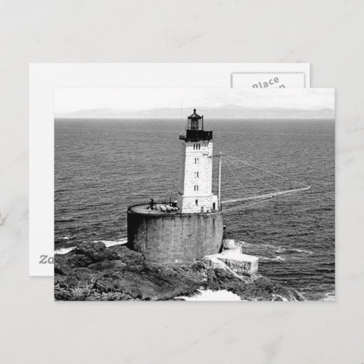 St. George Reef Lighthouse Postkarte (Vorne/Hinten)