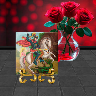 St. George rettet die Prinzessin Fliese