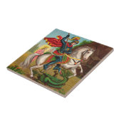 St. George rettet die Prinzessin Fliese (Seite)