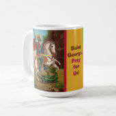 St. George rettet die Prinzessin Kaffeetasse (Vorderseite Links)