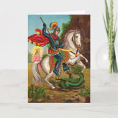 St. George rettet die Prinzessin Karte (Vorderseite)