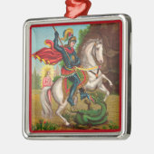 St. George rettet die Prinzessin Ornament Aus Metall (Links)