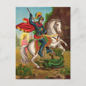 St. George rettet die Prinzessin Postkarte (Vorderseite)