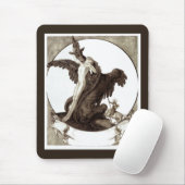 St. George rettet einen Maiden aus einem Drachen Mousepad (Mit Mouse)