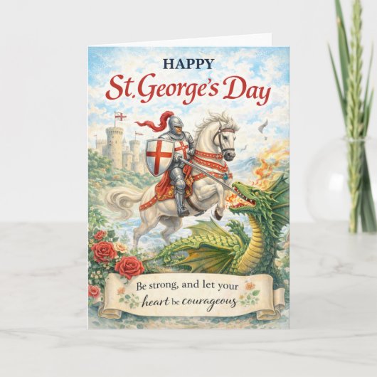 St George’s Day Card Karte (Vorderseite)