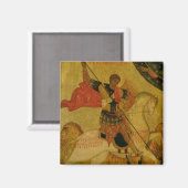 St. George singt den Drachen Magnet (Vorderseite/Rückseite)