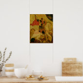 St. George singt den Drachen Poster (Küche)