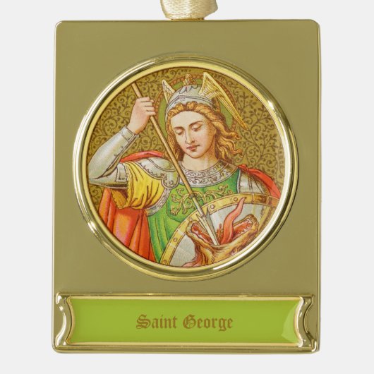 St. George (SNV 13) Banner-Ornament Gold (Vorderseite)