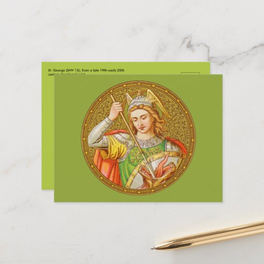 St. George (SNV 13) Postkarte (Vorderseite/Rückseite Beispiel)