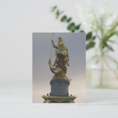 St. George Statue am Liberty Square in Tiflis Postkarte (Stehend Vorderseite)