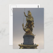 St. George Statue am Liberty Square in Tiflis Postkarte (Vorne/Hinten)