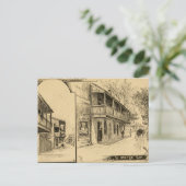 St. George Street, St. Augustine, Florida Postkarte (Stehend Vorderseite)