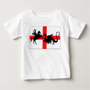 St George Tagesenglisches Flaggenbaby Baby T-shirt