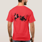 St George Tagesenglischflagge T-Shirt (Rückseite)